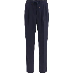 Blue Wool Oves Aries Casual Pants