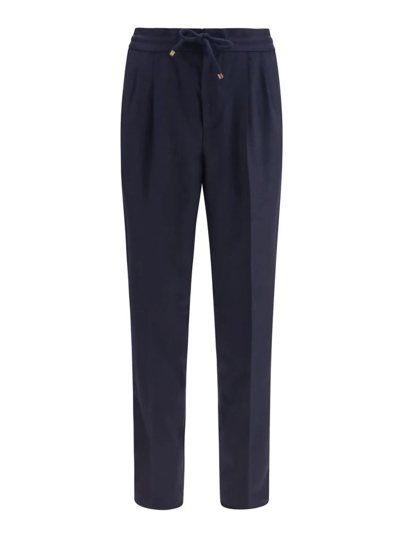 Blue Wool Oves Aries Casual Pants