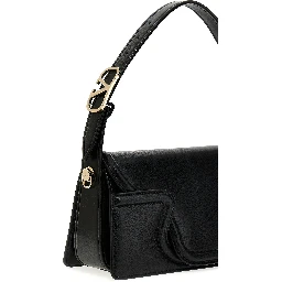 Black Leather Shoulder Bag