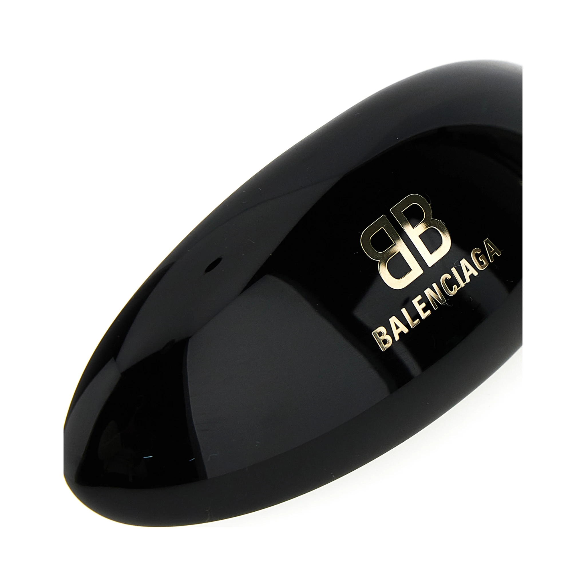 Black Other Fibres Hair Clip