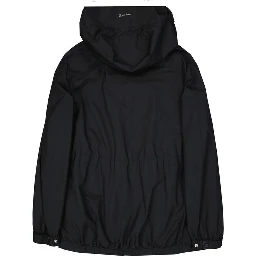 Black Polyester Shell Jacket