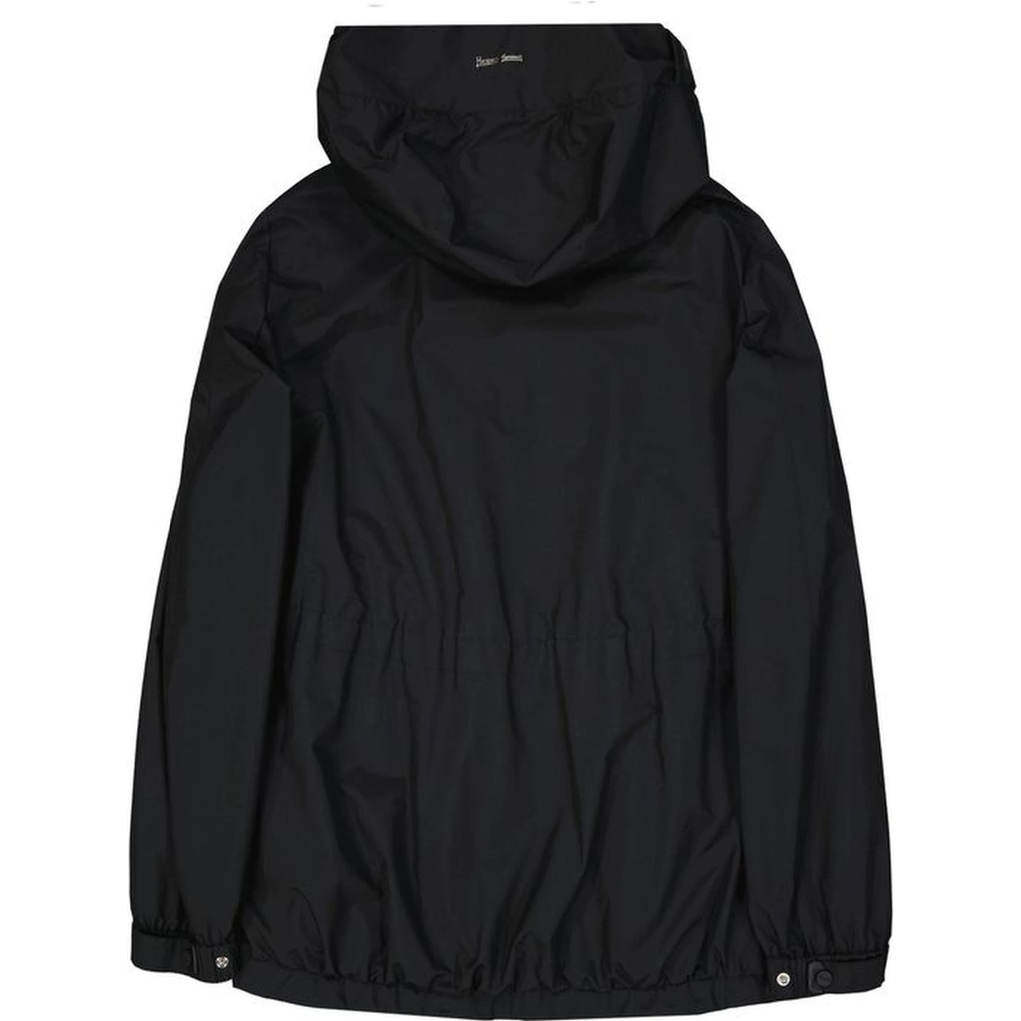 Black Polyester Shell Jacket