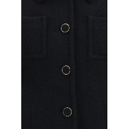 Black Wool Oves Aries Blazer