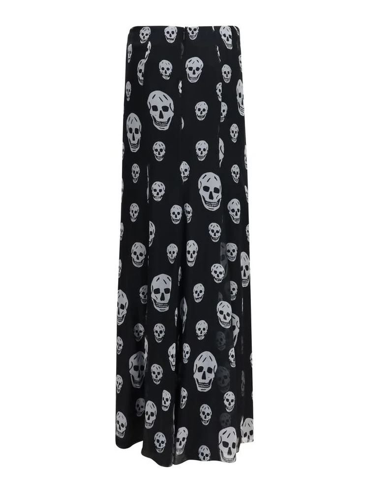 Black Silk Long Skirt alternative