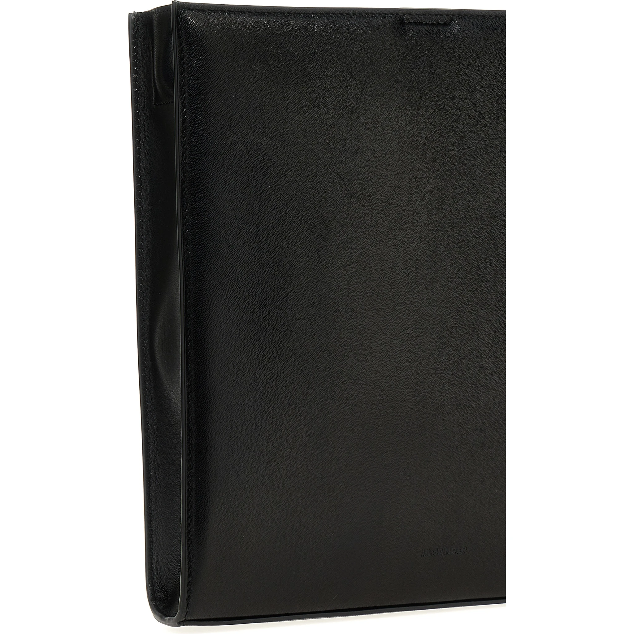 Black Calfskin Crossbody Bag