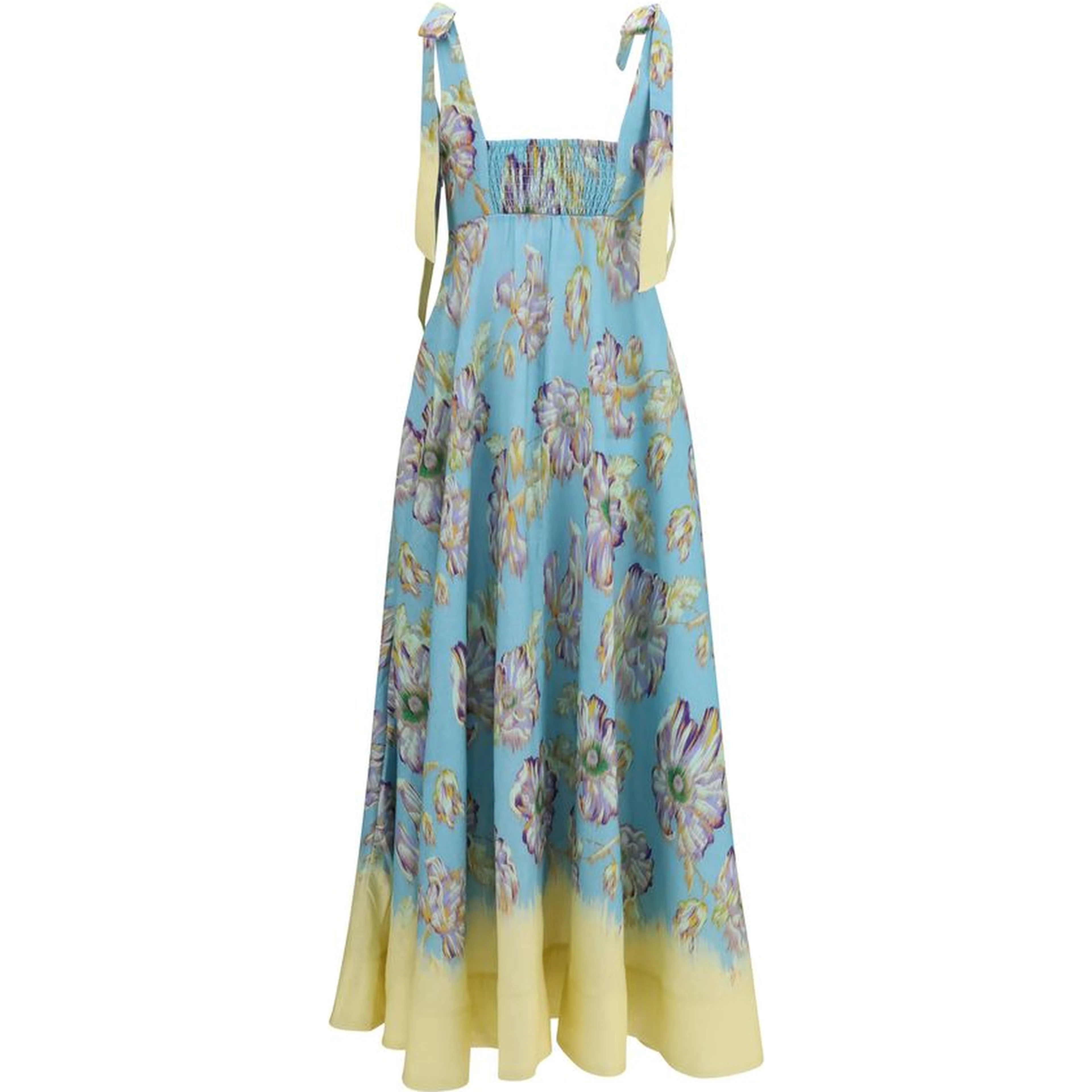 Multicolor Linen Casual Dress