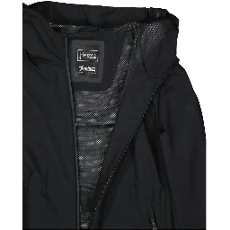 Black Polyester Shell Jacket