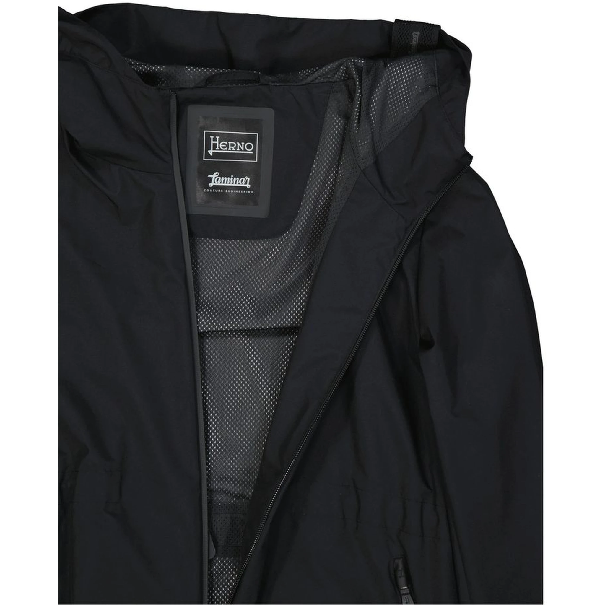 Black Polyester Shell Jacket