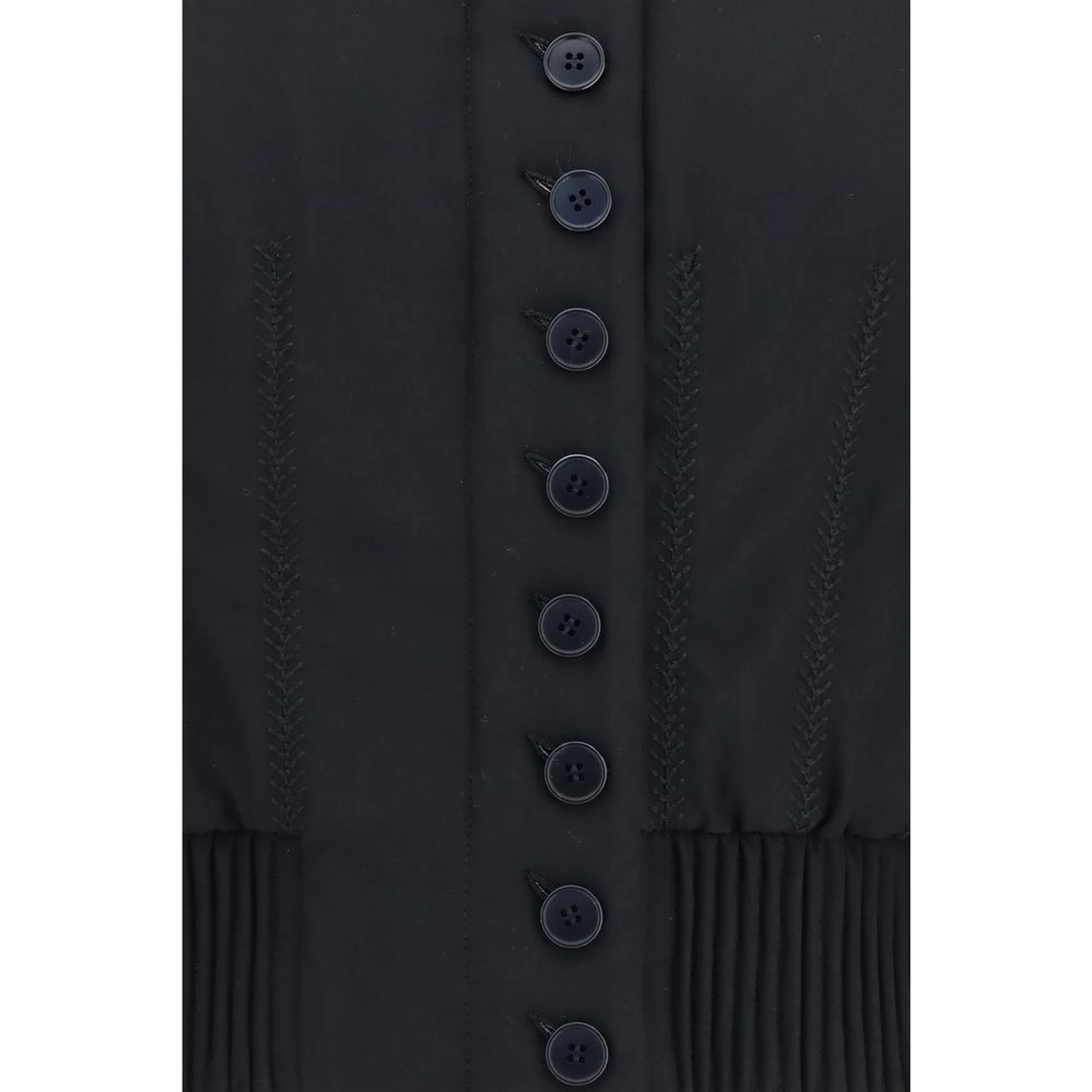 Black Polyester Bomber