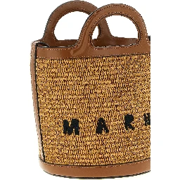 Brown Cotton Handbag