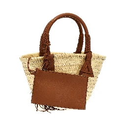 Brown Marabou Handbag