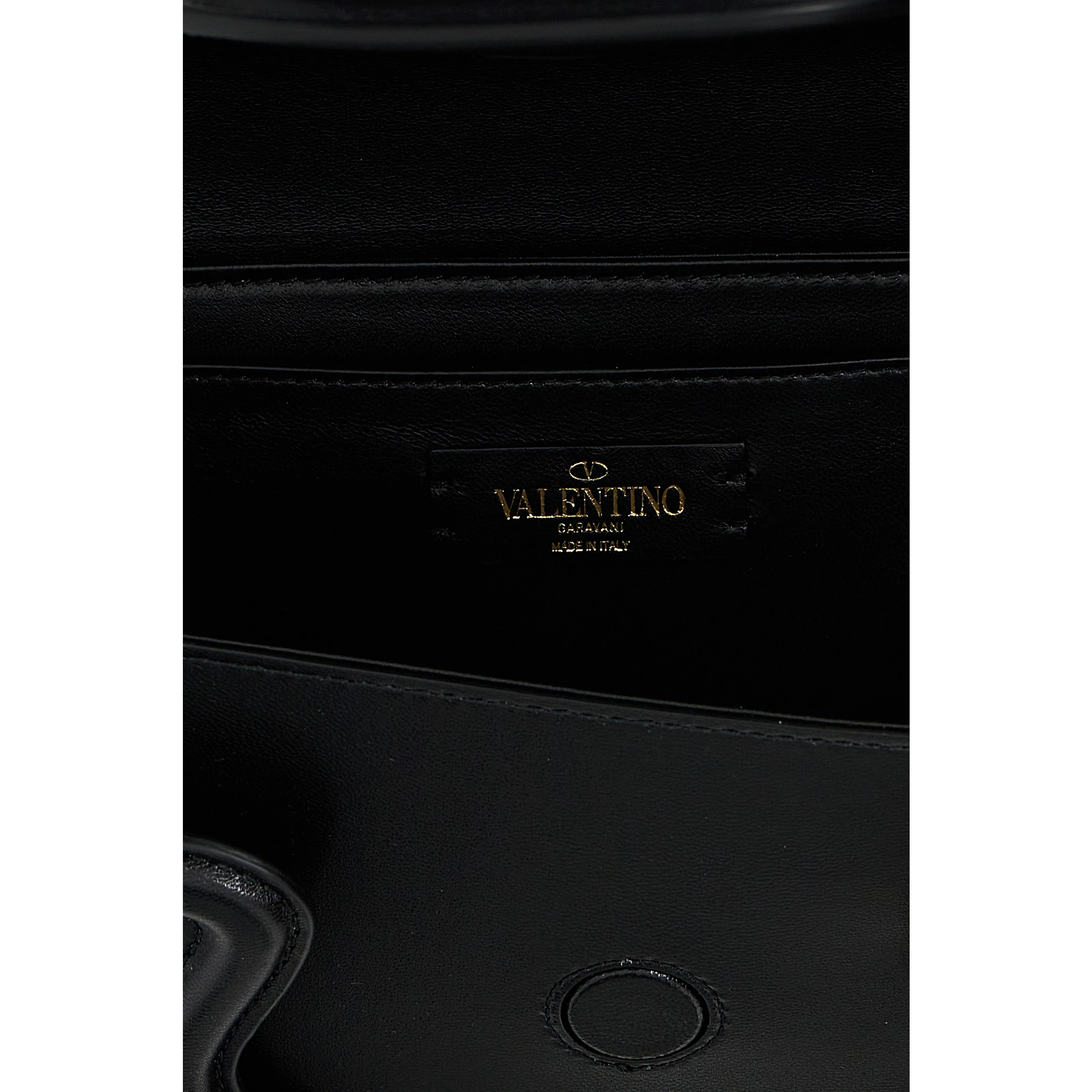 Black Leather Shoulder Bag