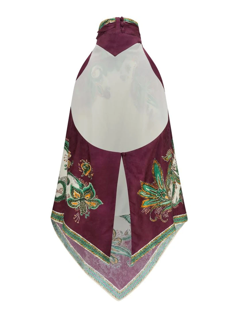 Multicolor Viscose Blouse