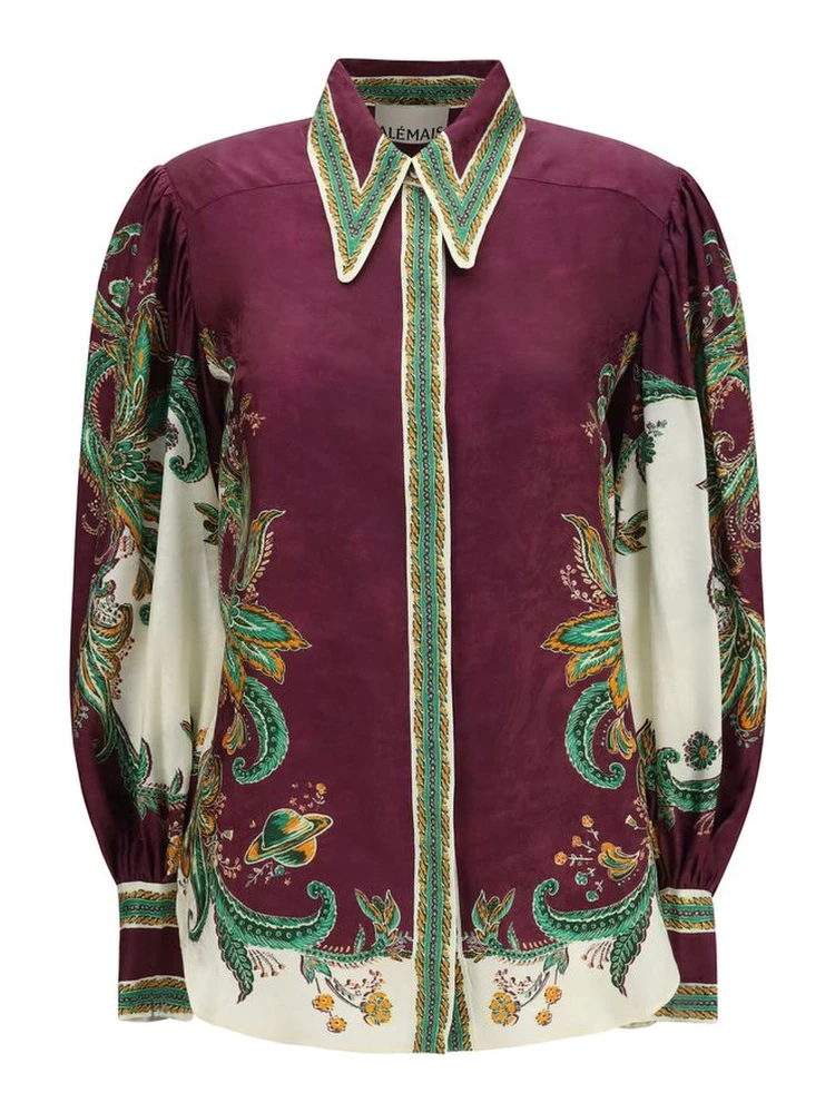 Multicolor Viscose Blouse