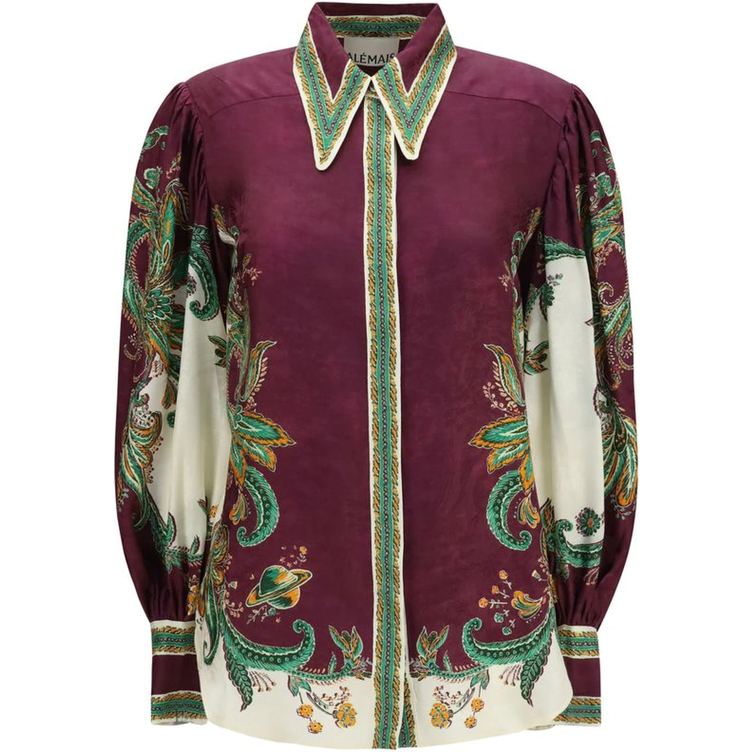 Multicolor Viscose Blouse