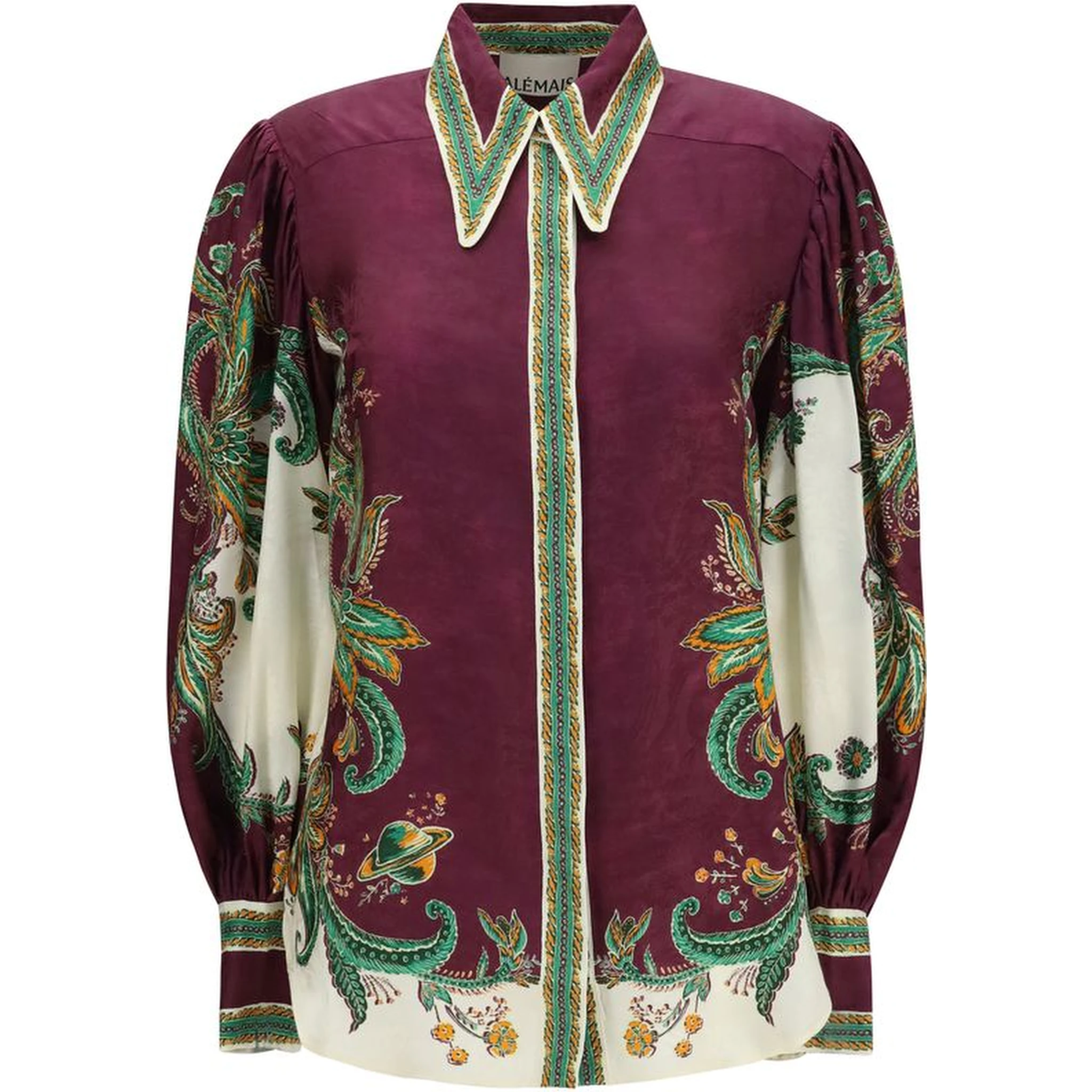 Multicolor Viscose Blouse