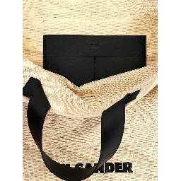 Bicolor Jute Tote Bag