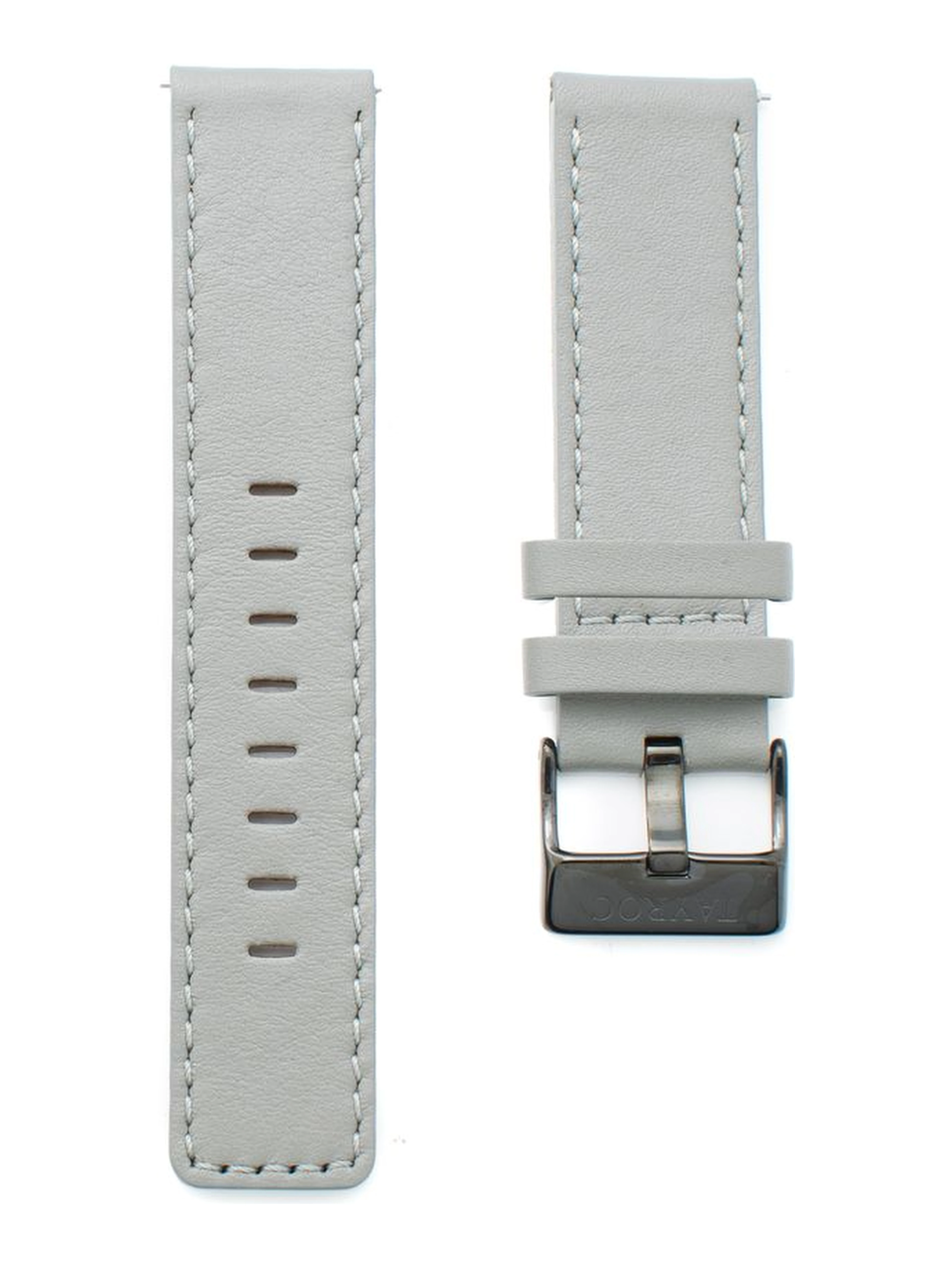 Gray Leather Sport Watch