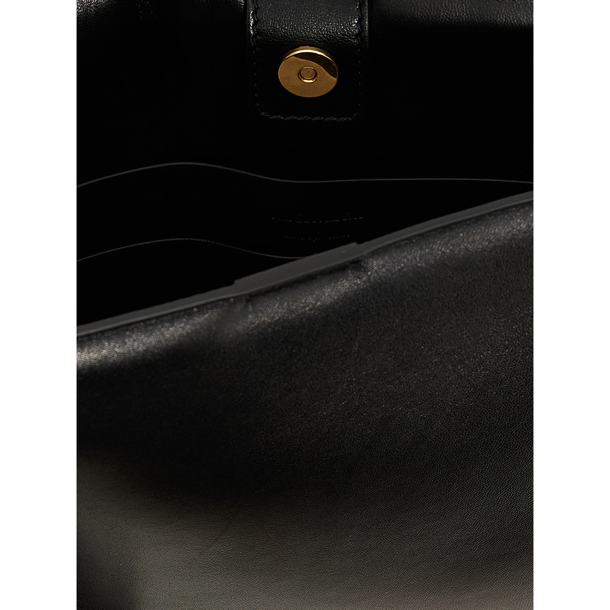 Black Calfskin Crossbody Bag