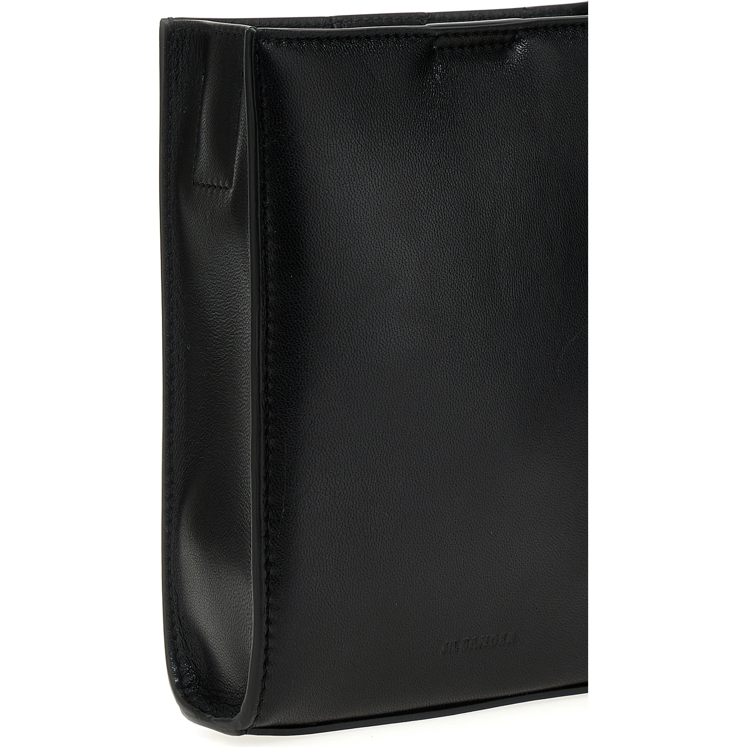 Black Calfskin Crossbody Bag