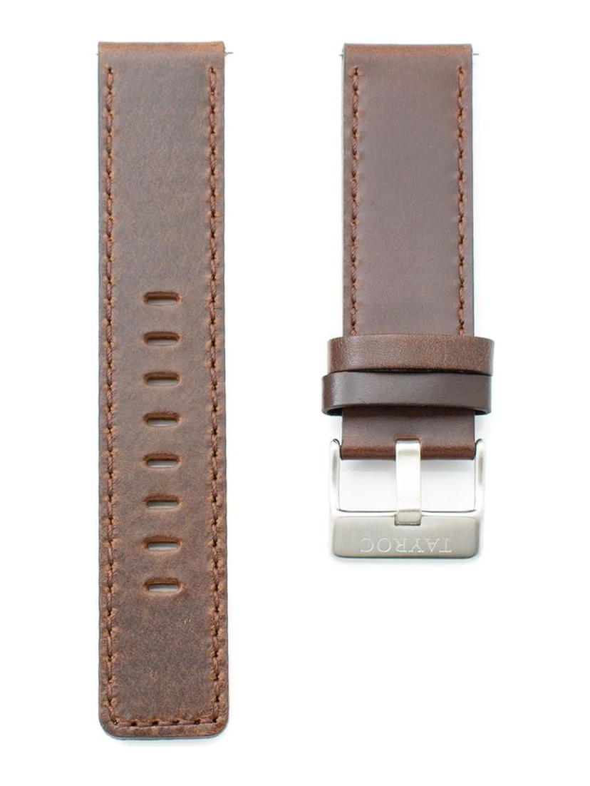 Brown Leather Dress Watch