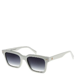 White Acetate Sunglasses