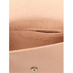 Beige Lamb Leather Crossbody Bag