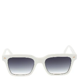 White Acetate Sunglasses