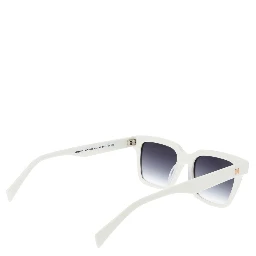 White Acetate Sunglasses
