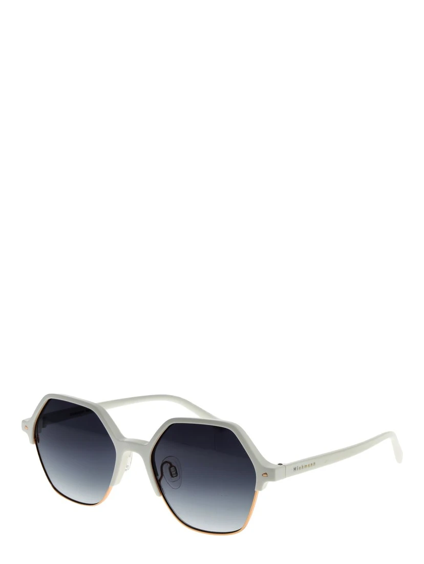 White Acetate Sunglasses