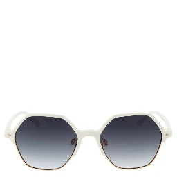 White Acetate Sunglasses