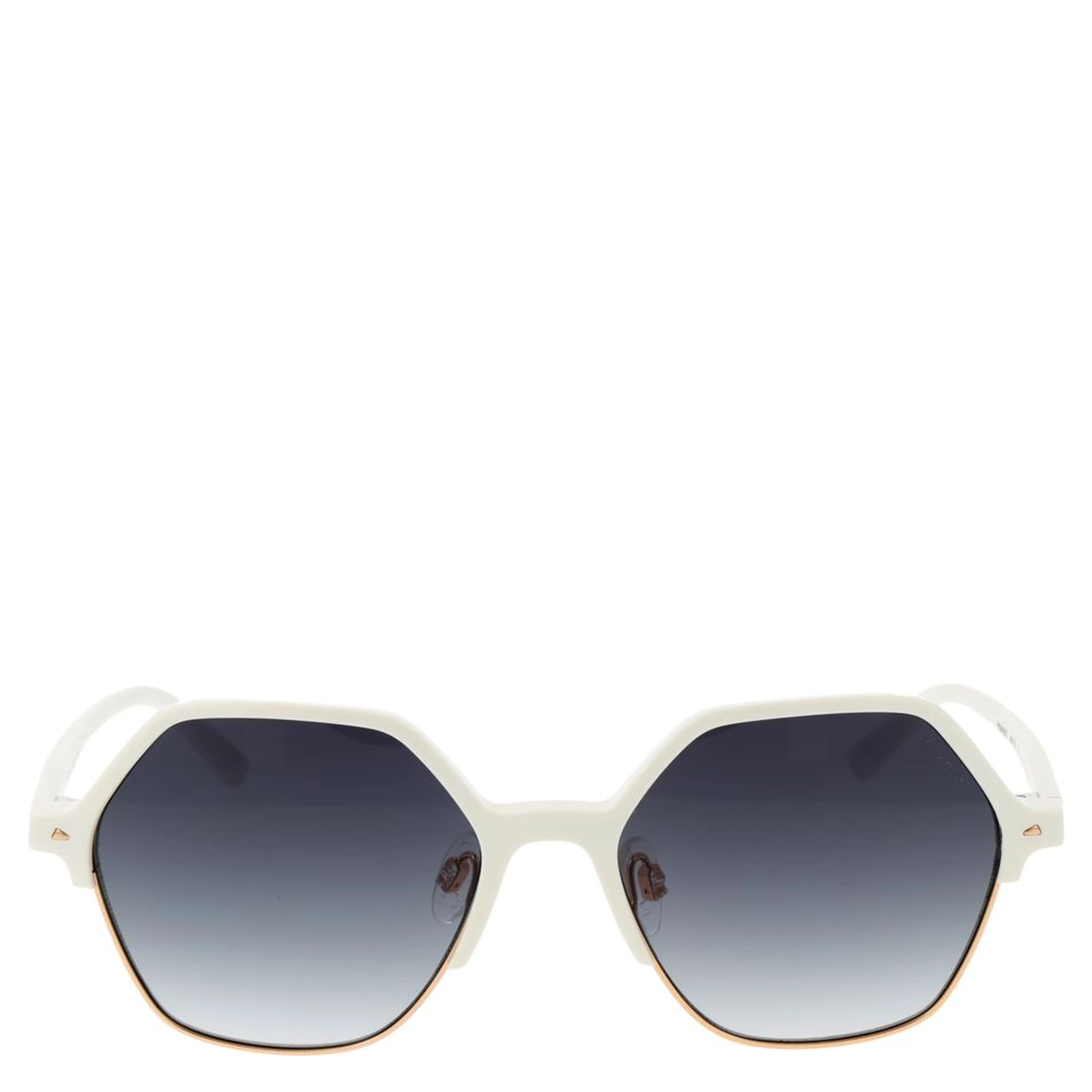 White Acetate Sunglasses