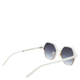 White Acetate Sunglasses