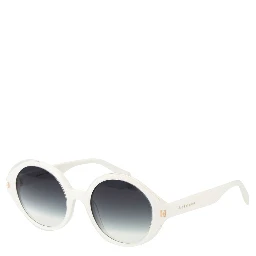 White Acetate Sunglasses