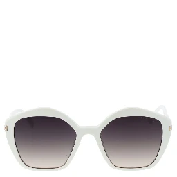 White Acetate Sunglasses
