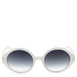 White Acetate Sunglasses