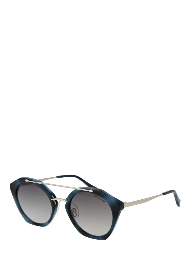 Blue Metal Sunglasses