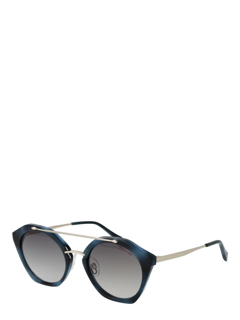 Blue Metal Sunglasses