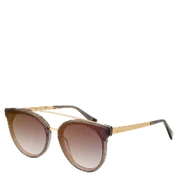 Brown Metal Sunglasses