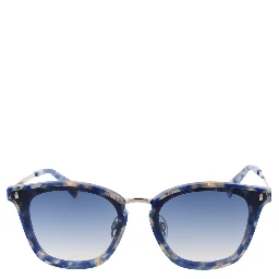 Blue Metal Sunglasses