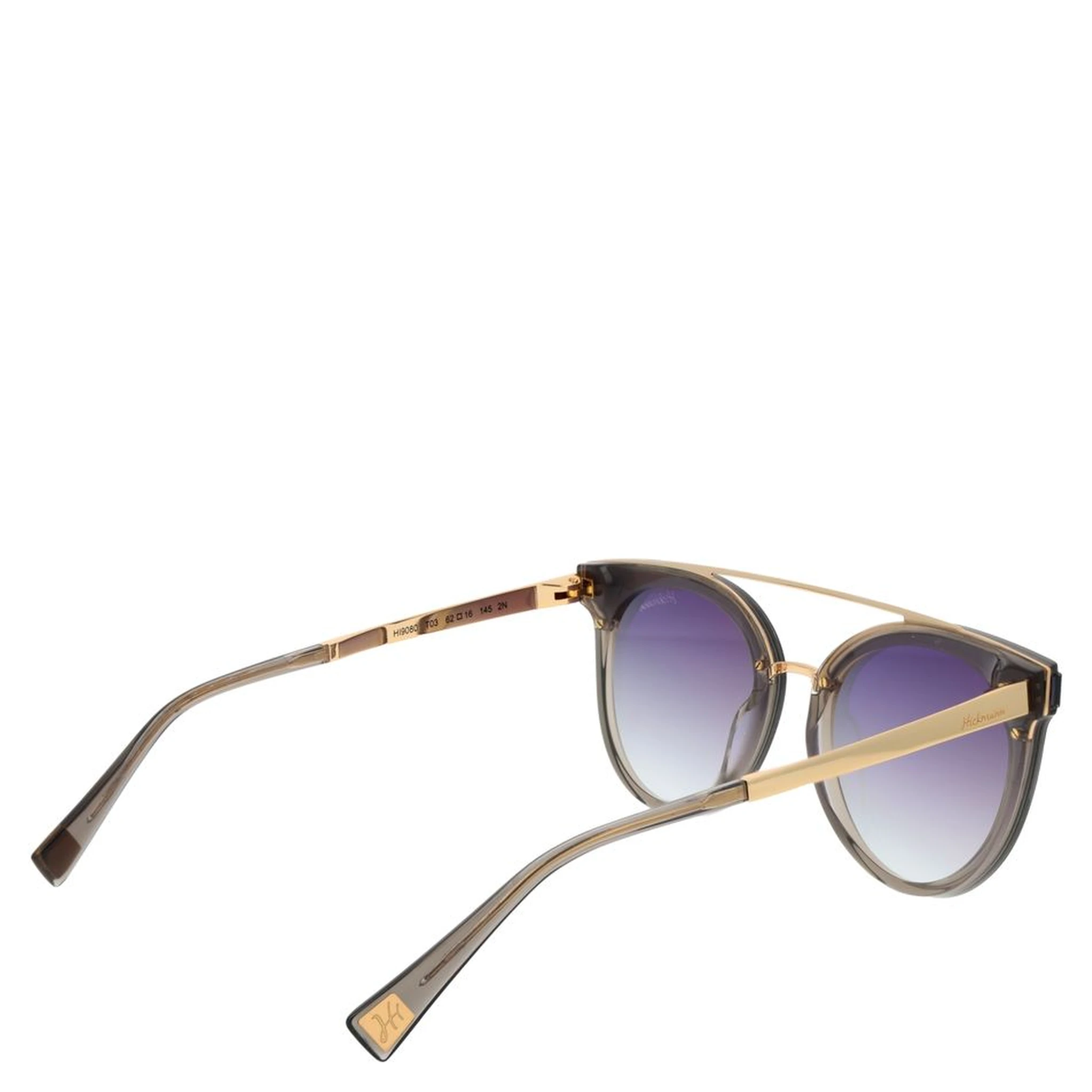 Brown Metal Sunglasses