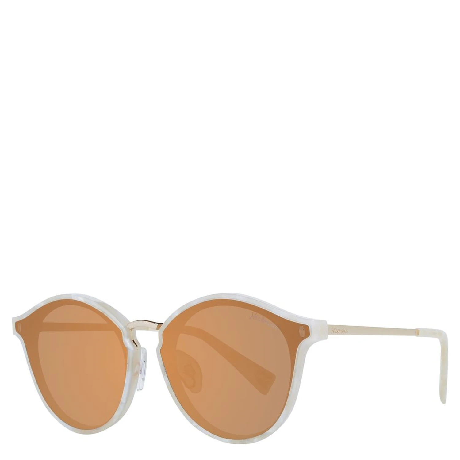 Beige Plastic Sunglasses