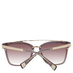 Brown Metal Sunglasses