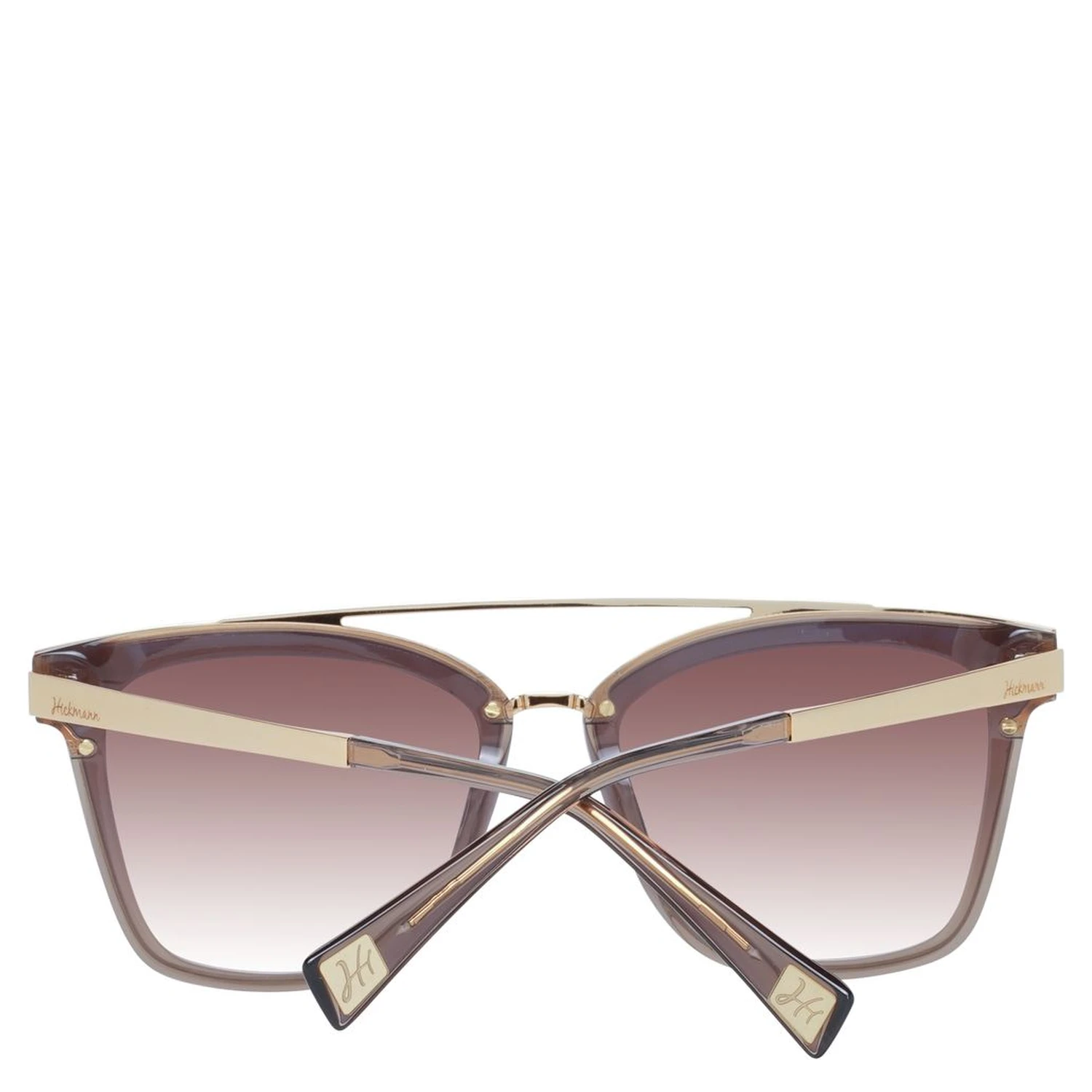 Brown Metal Sunglasses