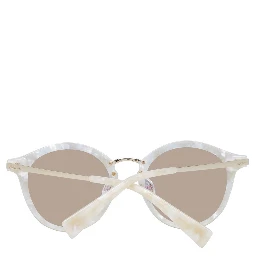 Beige Plastic Sunglasses