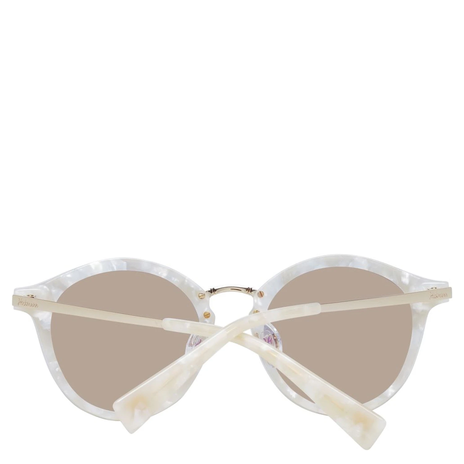 Beige Plastic Sunglasses