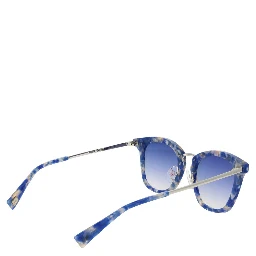 Blue Metal Sunglasses