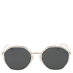 White Metal Sunglasses