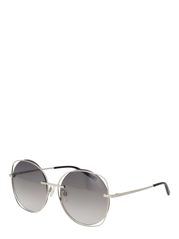 Gray Metal Sunglasses