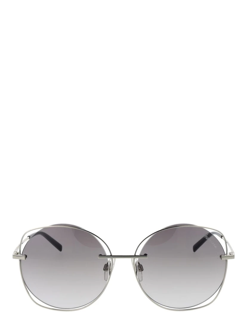 Gray Metal Sunglasses